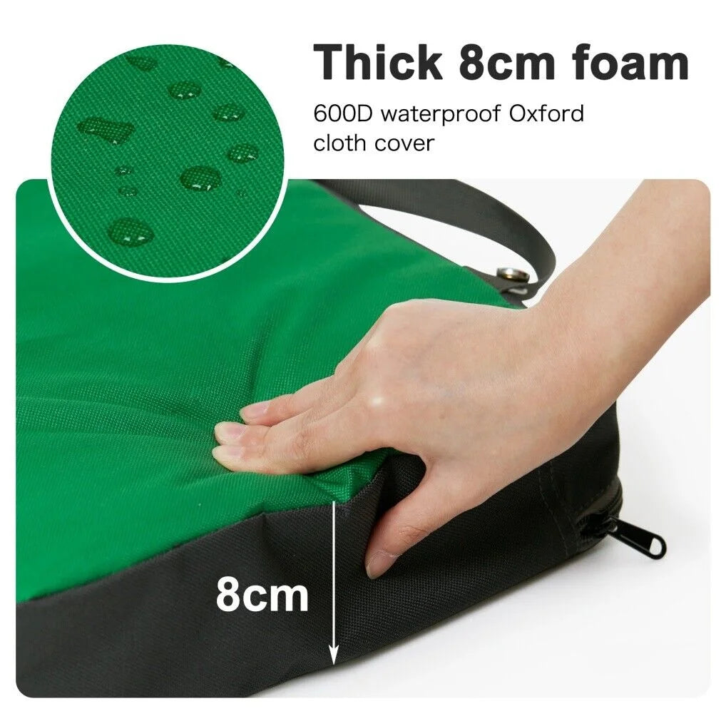 Premium Kneeling Pad Green/Grey Large Comfort Knee Mat