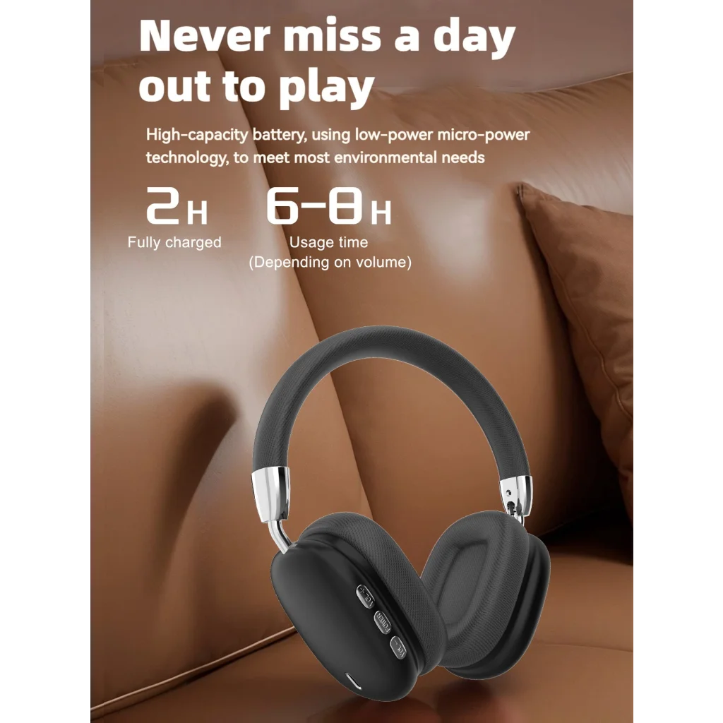 Premium Wireless Bluetooth Headphones with Stereo Hi-Fi