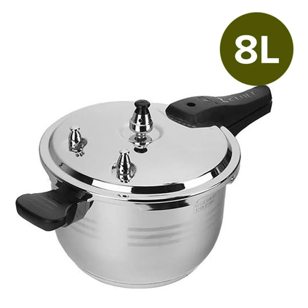 Pressure Cooker Set Premium 2X 8L Commercial Grade Stainless Steel