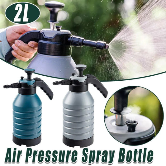 Pressure Pump Spray Bottle 2L Easy Pump Adjustable Nozzle