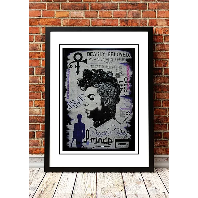 Prince ’Pop Art’ Poster - Framed A3 - Home & Garden > Wall