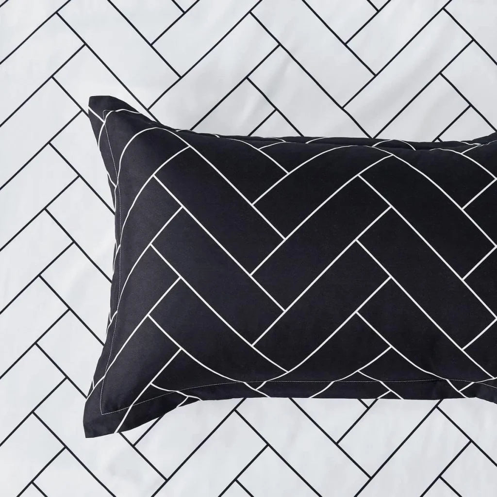 Print Microfibre Quilt Cover Set (3Pcs) - Ultra Soft Comfy