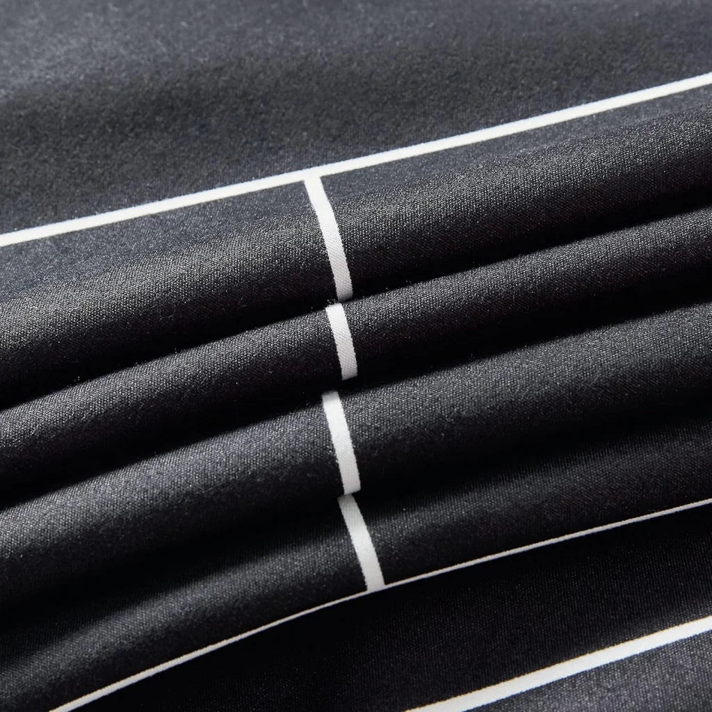 Print Microfibre Quilt Cover Set (3Pcs) - Ultra Soft Comfy