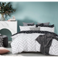 Print Microfibre Quilt Cover Set (3Pcs) - Ultra Soft Comfy