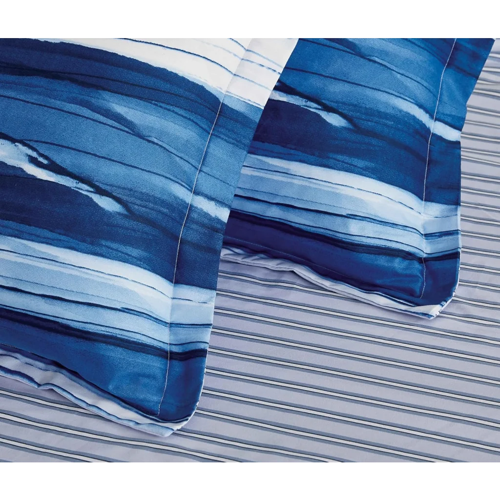 Print Microfibre Quilt Cover Set - Ultra Soft with Zipper