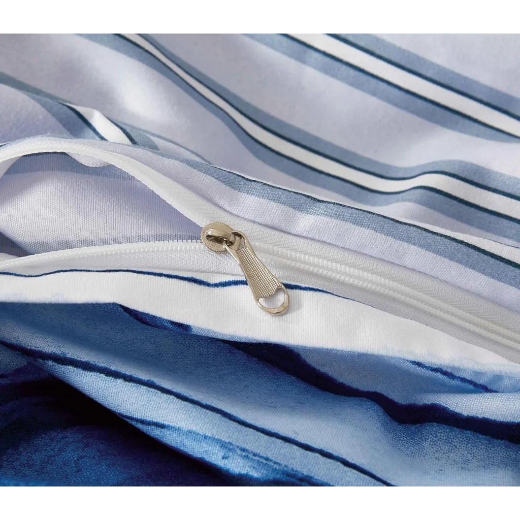 Print Microfibre Quilt Cover Set - Ultra Soft with Zipper