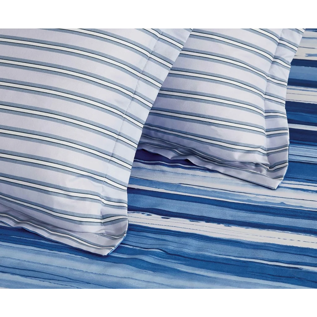 Print Microfibre Quilt Cover Set - Ultra Soft with Zipper