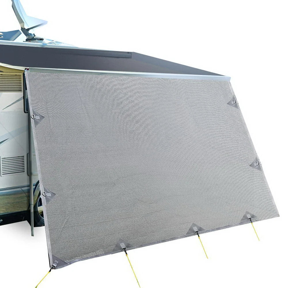 6m privacy screen roll with retractable screen roll and wall bracket