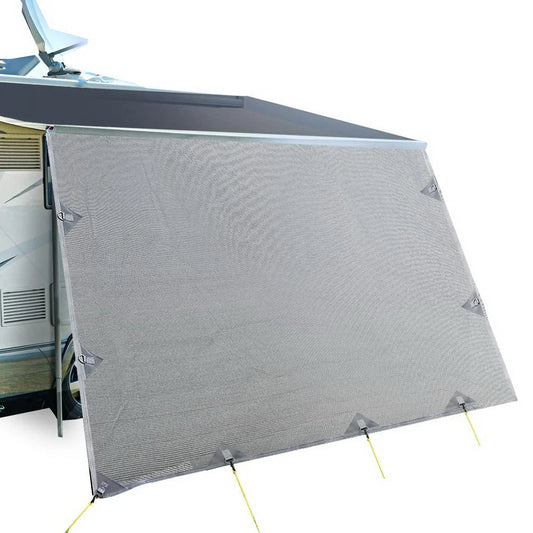 6m privacy screen roll with retractable screen roll and wall bracket