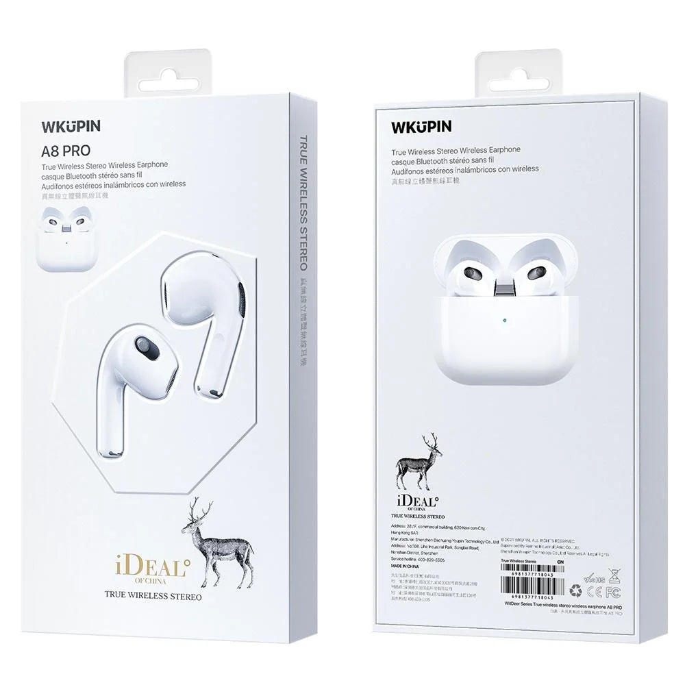 Pro True Wireless Stereo Bluetooth Earphones White 450