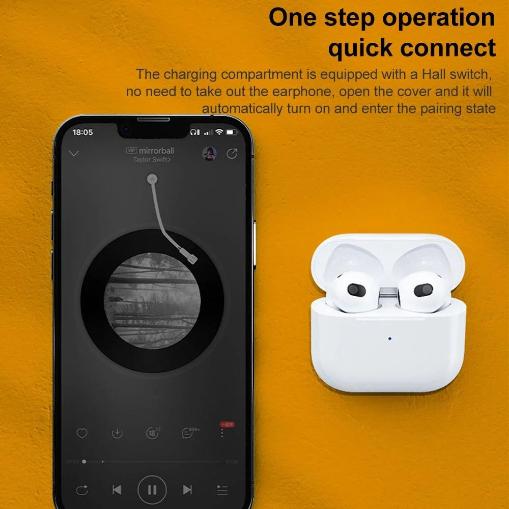Pro True Wireless Stereo Bluetooth Earphones White 833