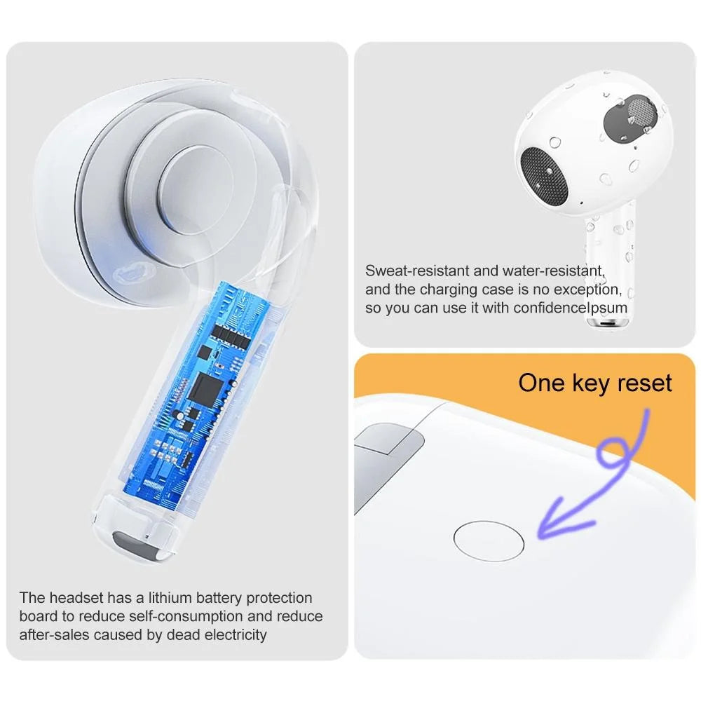 Pro True Wireless Stereo Bluetooth Earphones White 986