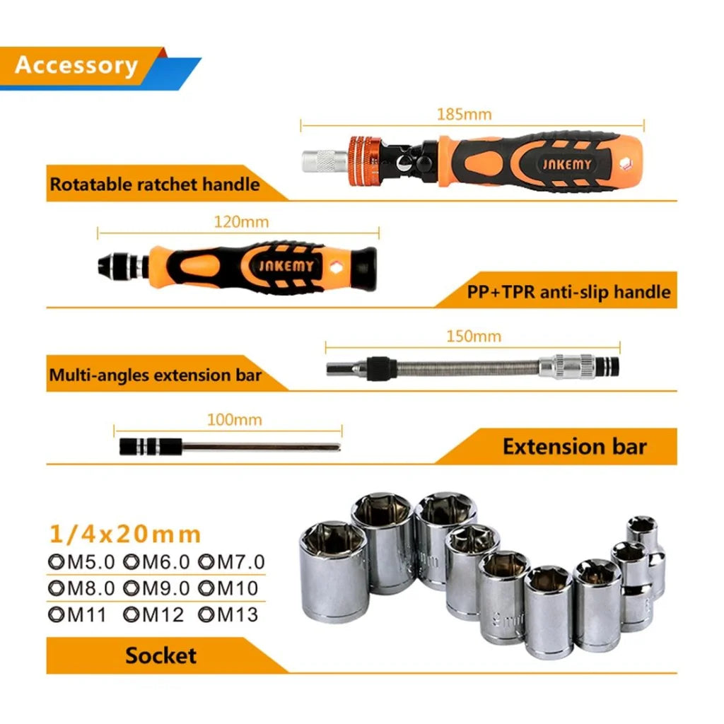 Professional 31-In-1 Screwdriver Repair Tool Set-1915197925202464771