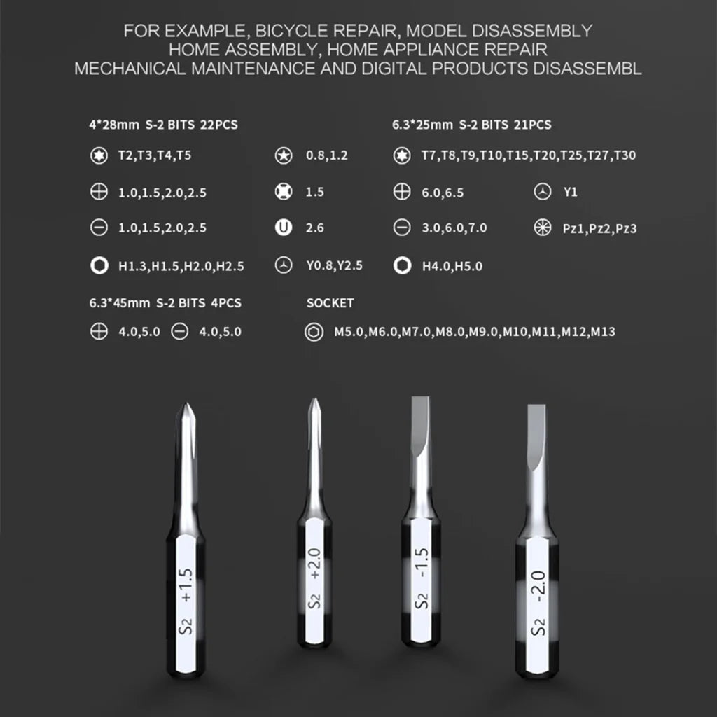 Professional 60-In-1 Screwdriver Set-1915198418997874692