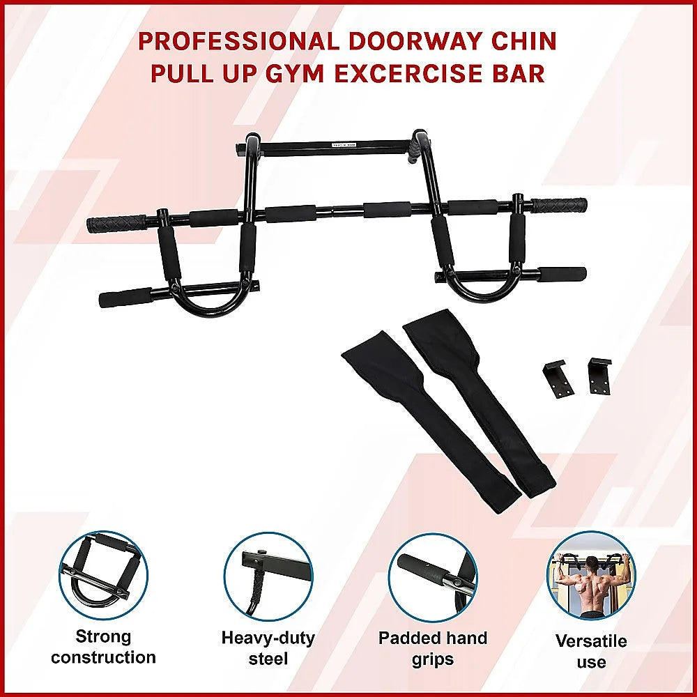 Professional Doorway Chin Pull-Up Gym Exercise Bar