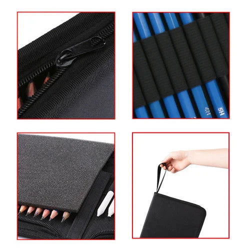 Professional Drawing Artist Kit Set 72pcs Pencils