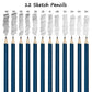 Professional Drawing Artist Kit Set 72pcs Pencils