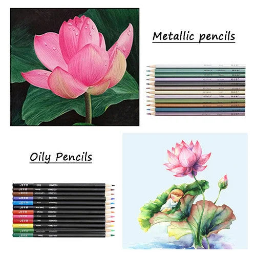 Professional Drawing Artist Kit Set 72pcs Pencils