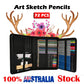 Professional Drawing Artist Kit Set Of 72 Pencils