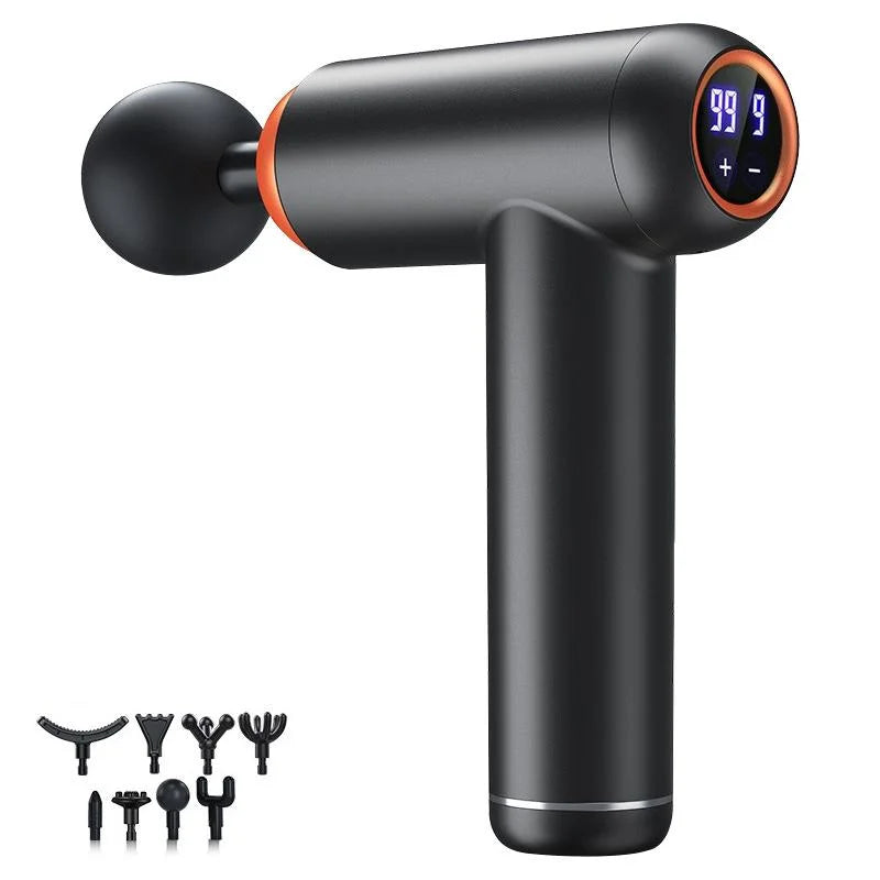 Professional Muscle Relaxing Massage Gun - Black - Health &