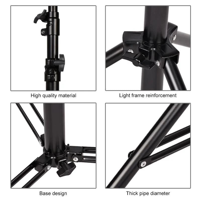 Professional Photography Lighting Stand With Spring Buffer