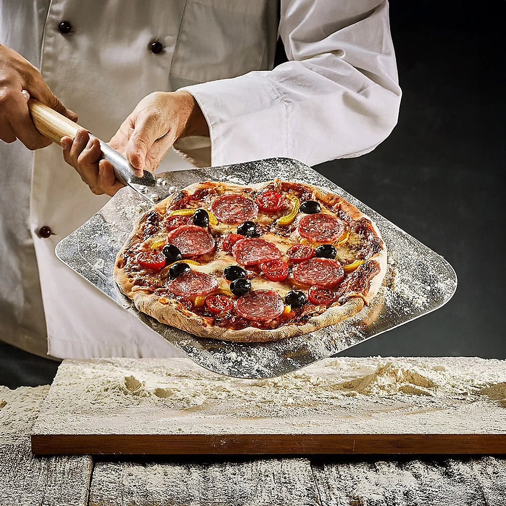 Professional Pizza Oven Peel Paddle 90cm - Wood Handle