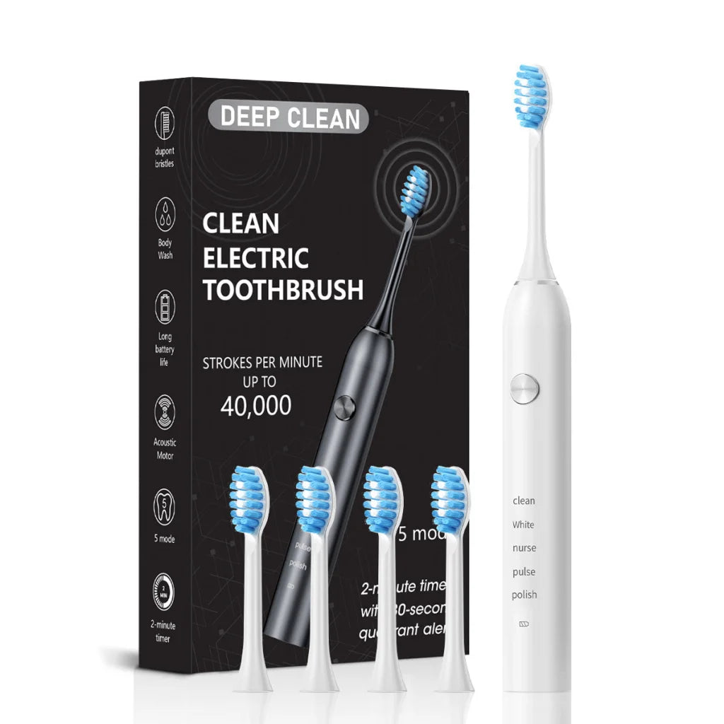 Professional Sonic Electric Toothbrush - 5 Modes 40000 VPM