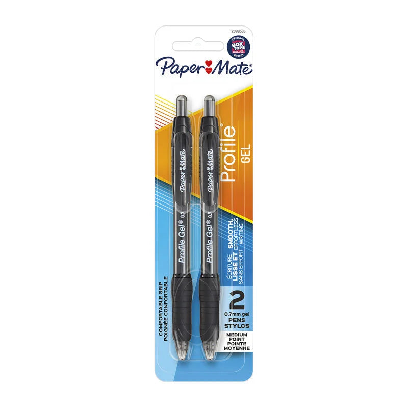 Profile Pen PAPER MATE 0.7 Black - Pack of 2, Box of 6 – Home My Garden