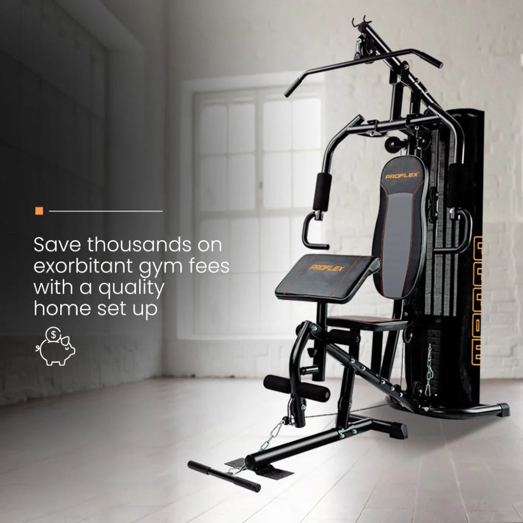 PROFLEX Multi-Station Home Gym Set with 98lbs Weight