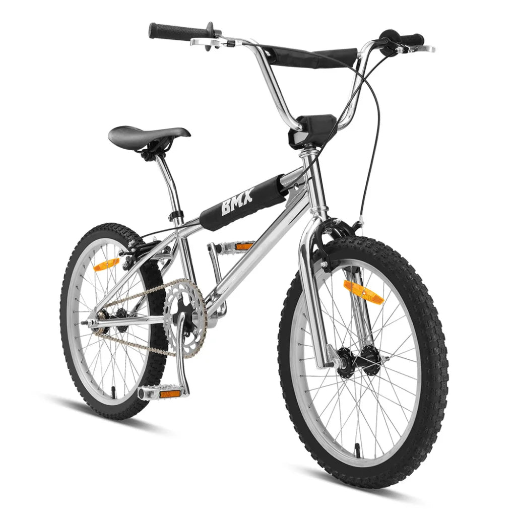 Progear Bikes Classic BMX Bike 20’’ in Metallic Chrome