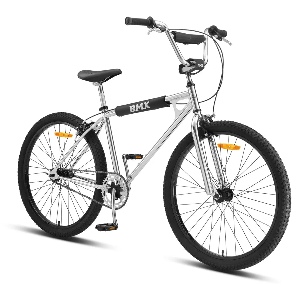 Progear Bikes Classic BMX Bike 26’’ Chrome - Sports &