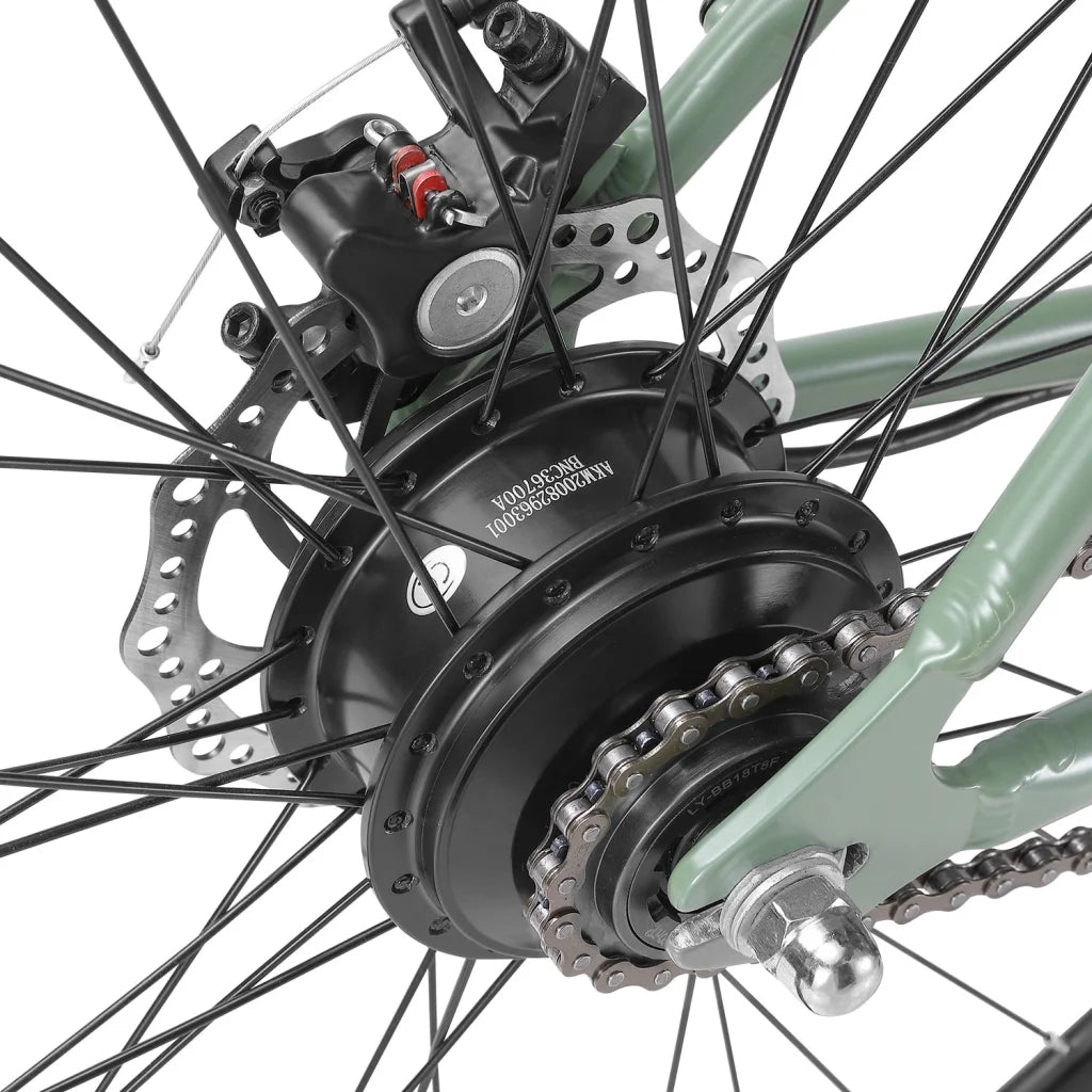 Progear E-Mode Urban E-Bike 700c*56cm Olive - Sports &