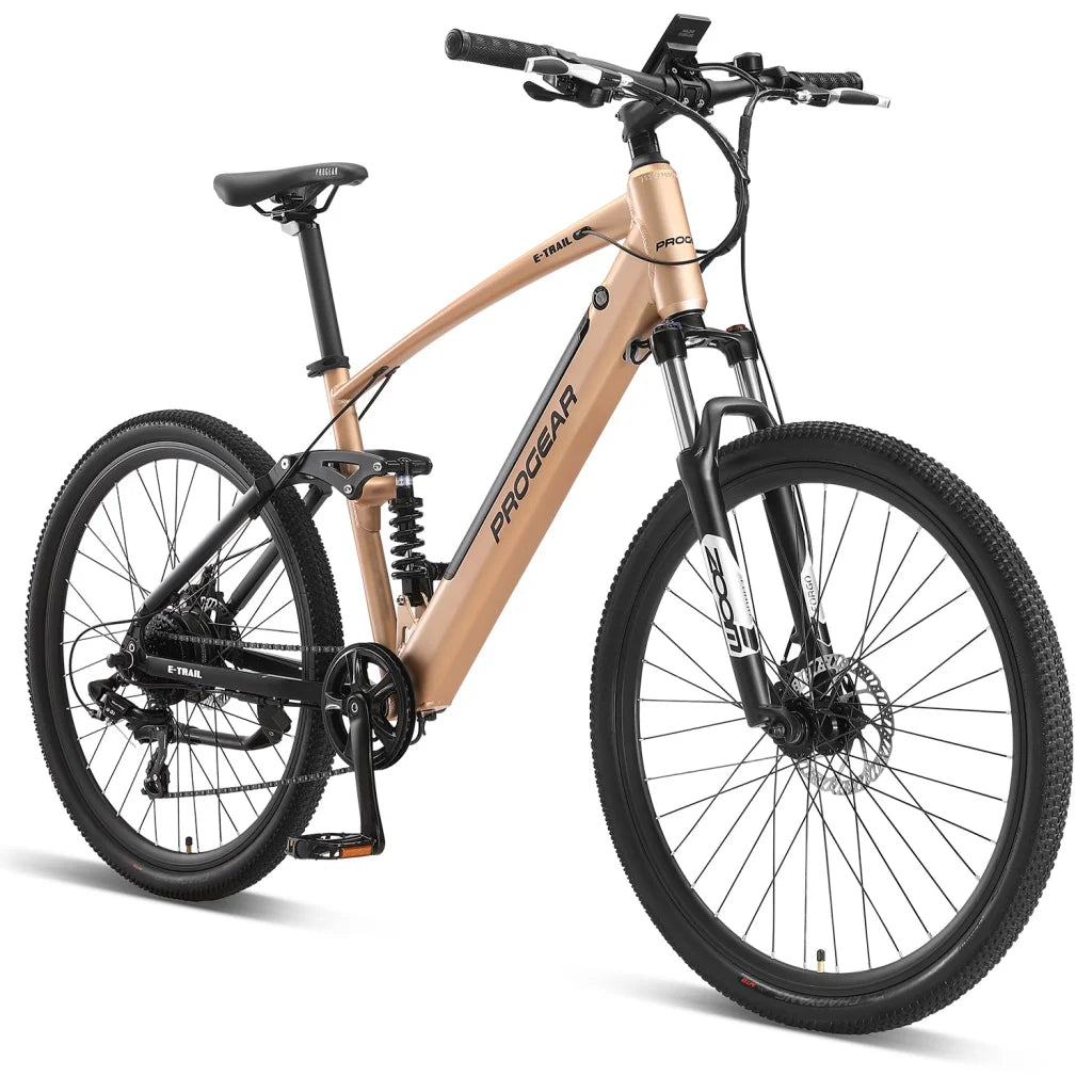 Progear E-Trail Dual Suspension E-Bike 27.5*18’’ Sandstorm