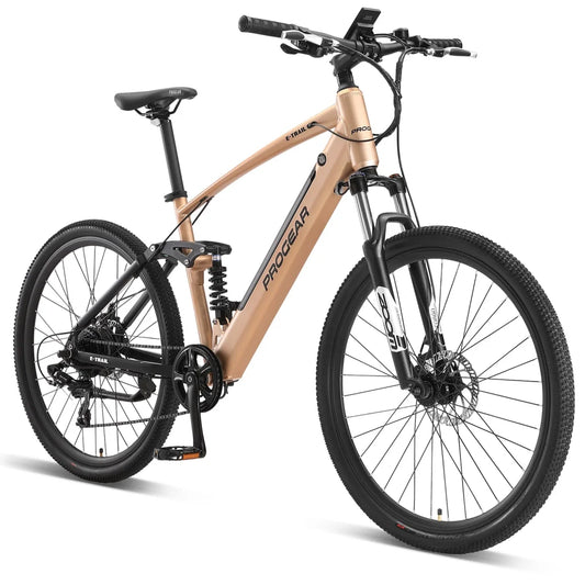 Progear E-Trail Dual Suspension E-Bike 27.5*18’’ Sandstorm