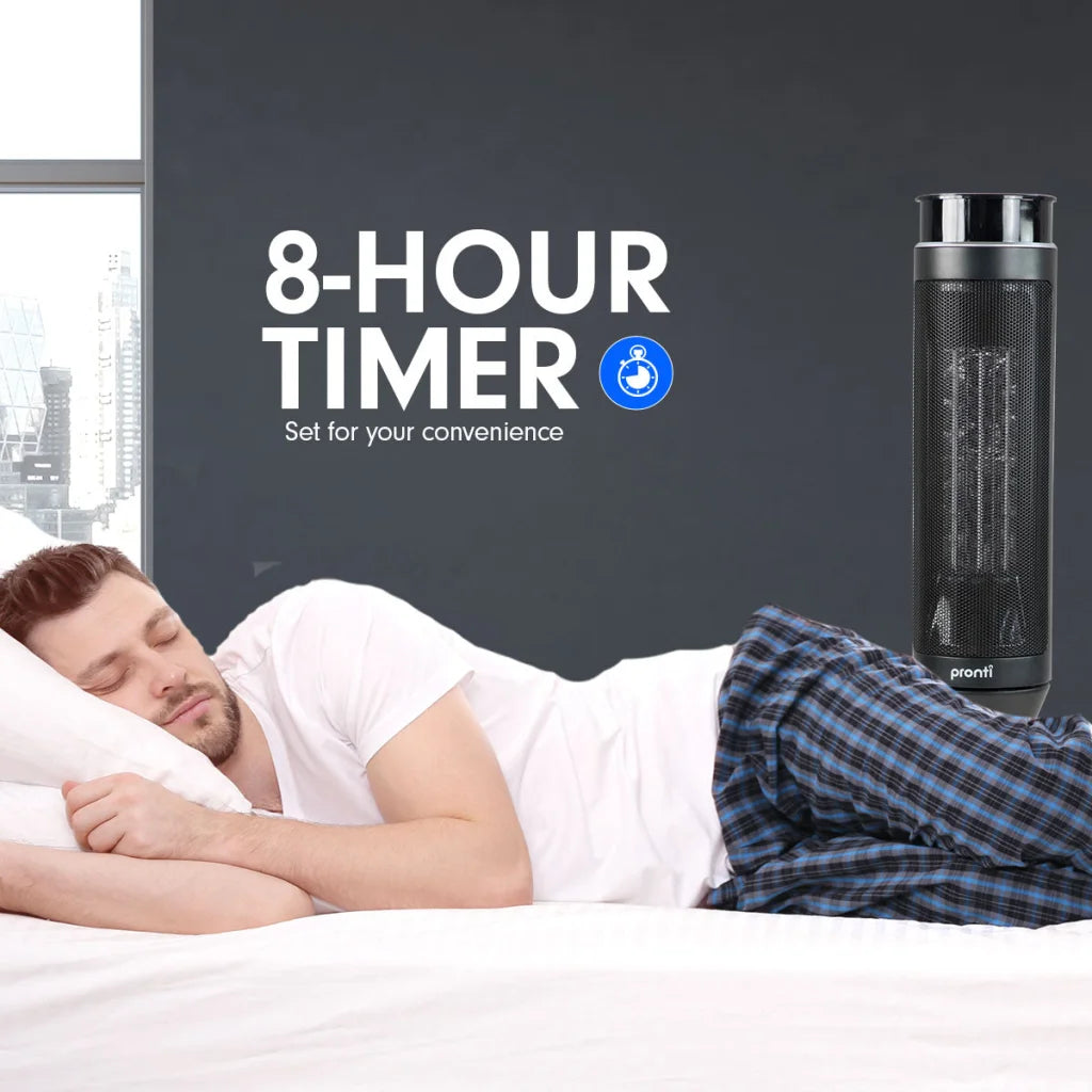 Pronti Electric Tower Heater 2000W Ceramic Portable Remote