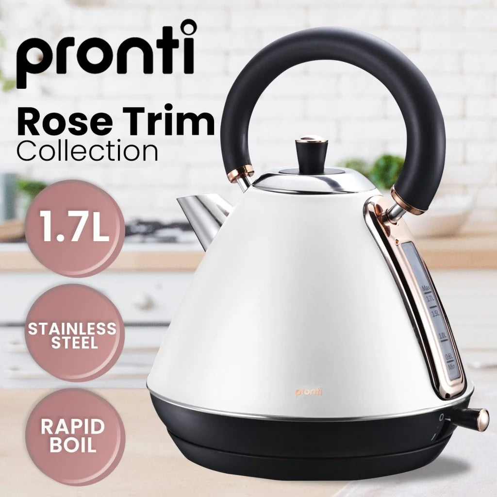 Pronti Toaster Kettle & Coffee Machine Breakfast Set