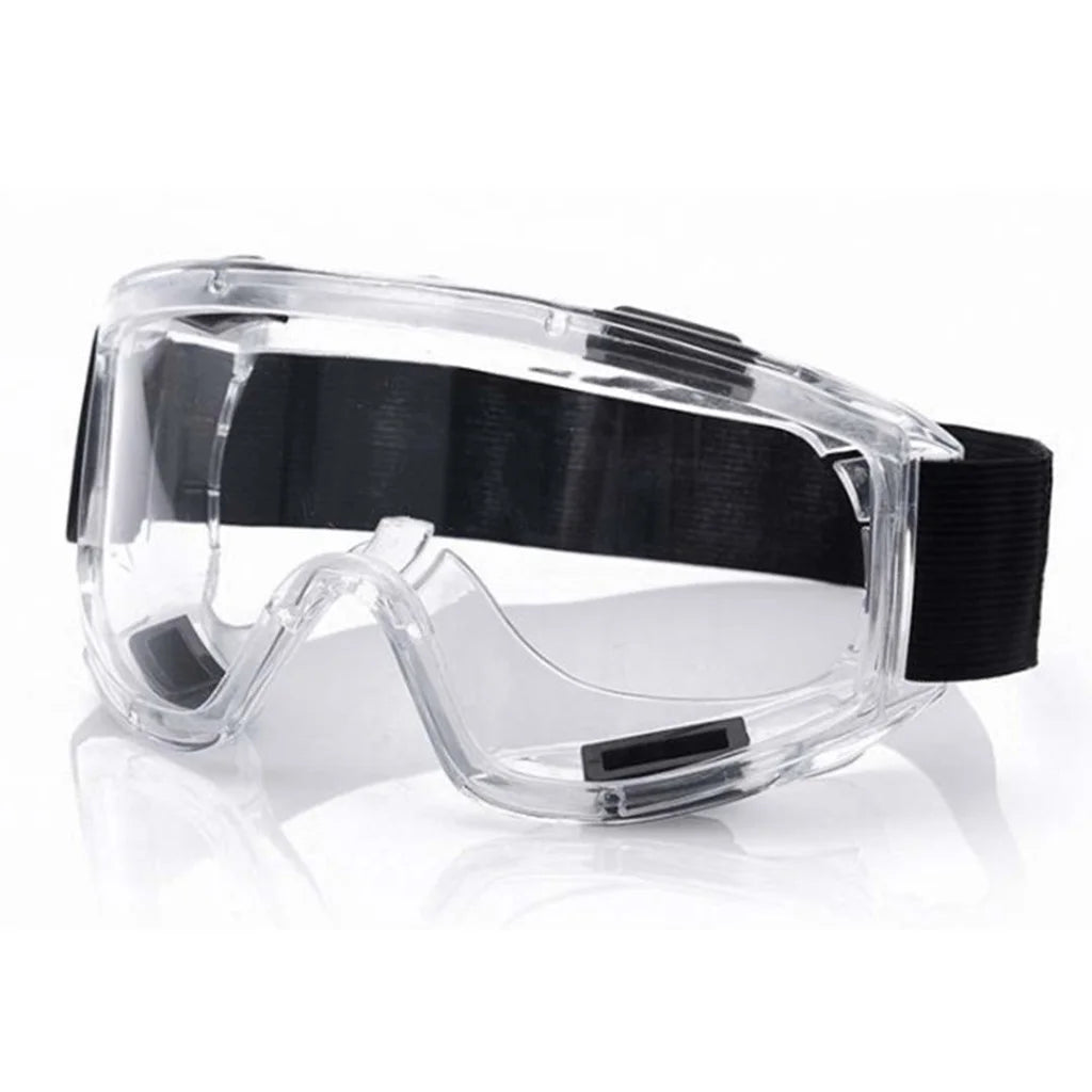 Protective Eyewear Premium Clear Safety Windproof Lab Goggles Glasses
