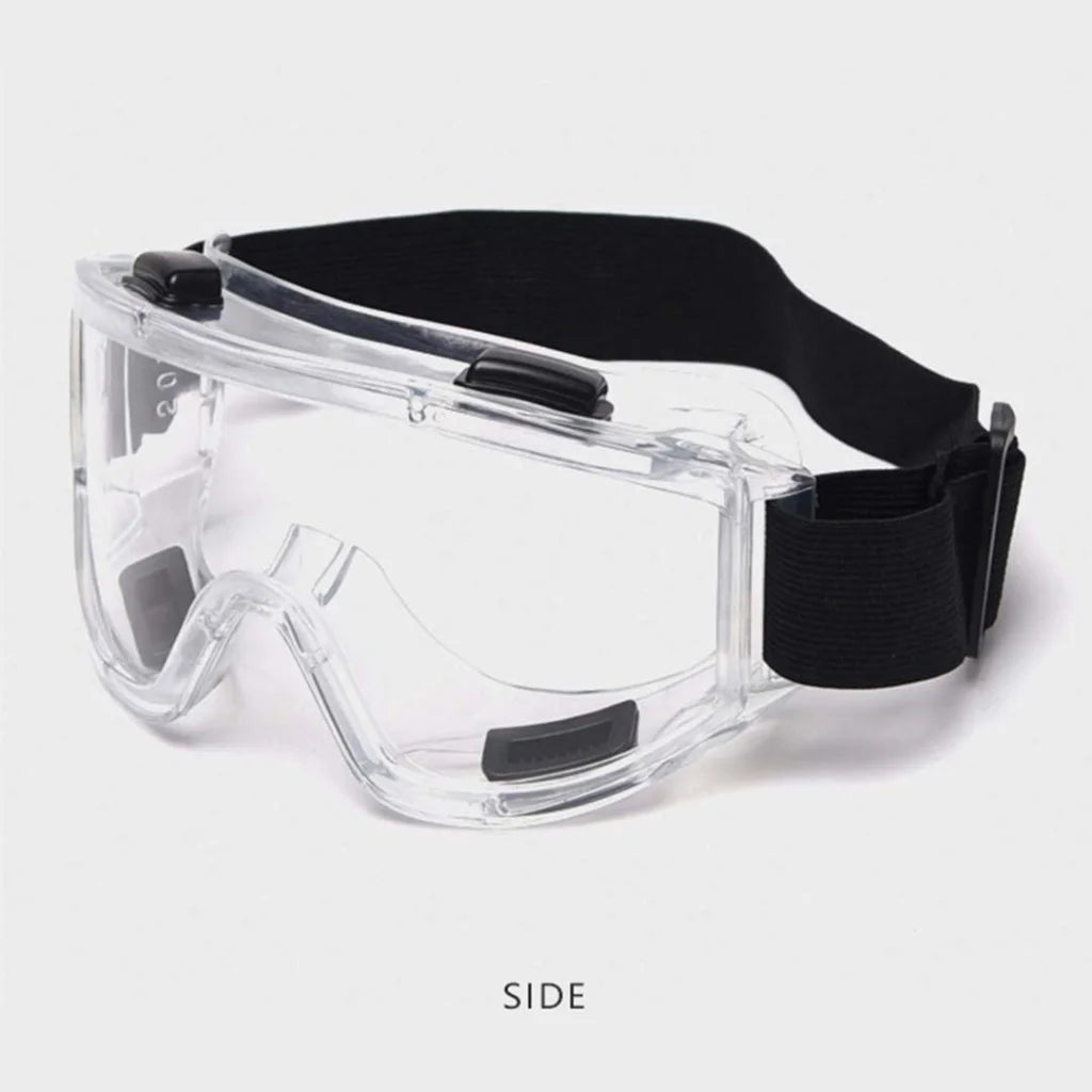 Protective Eyewear Set Premium 2X Clear Safety Windproof Lab Goggles Glasses