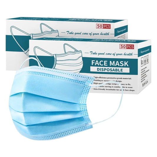 Protective Face Mask Set Premium 120 Pcs Anti-Dust Filter Disposable Sanitary