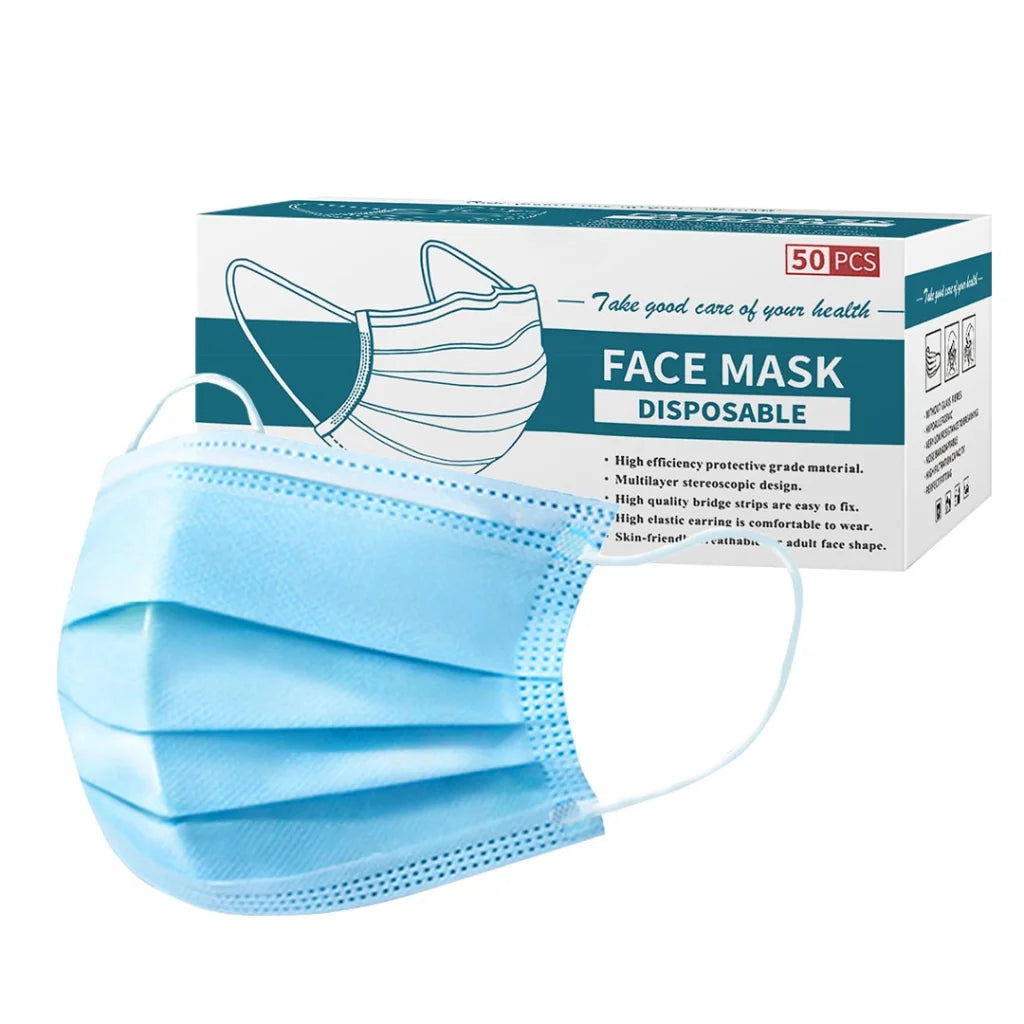 Protective Face Mask Set Premium 60 Pcs Anti-Dust Filter Disposable Sanitary