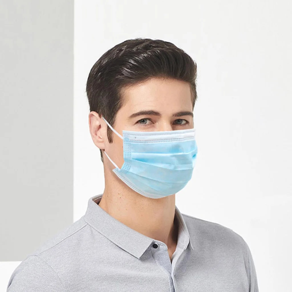 Protective Face Mask Set Premium 60 Pcs Anti-Dust Filter Disposable Sanitary
