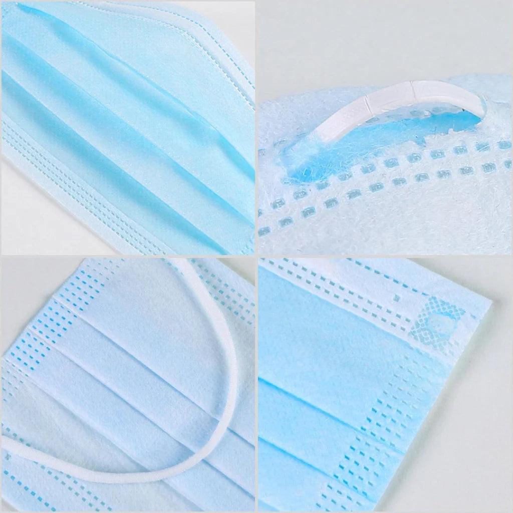 Protective Face Mask Set Premium 60 Pcs Anti-Dust Filter Disposable Sanitary