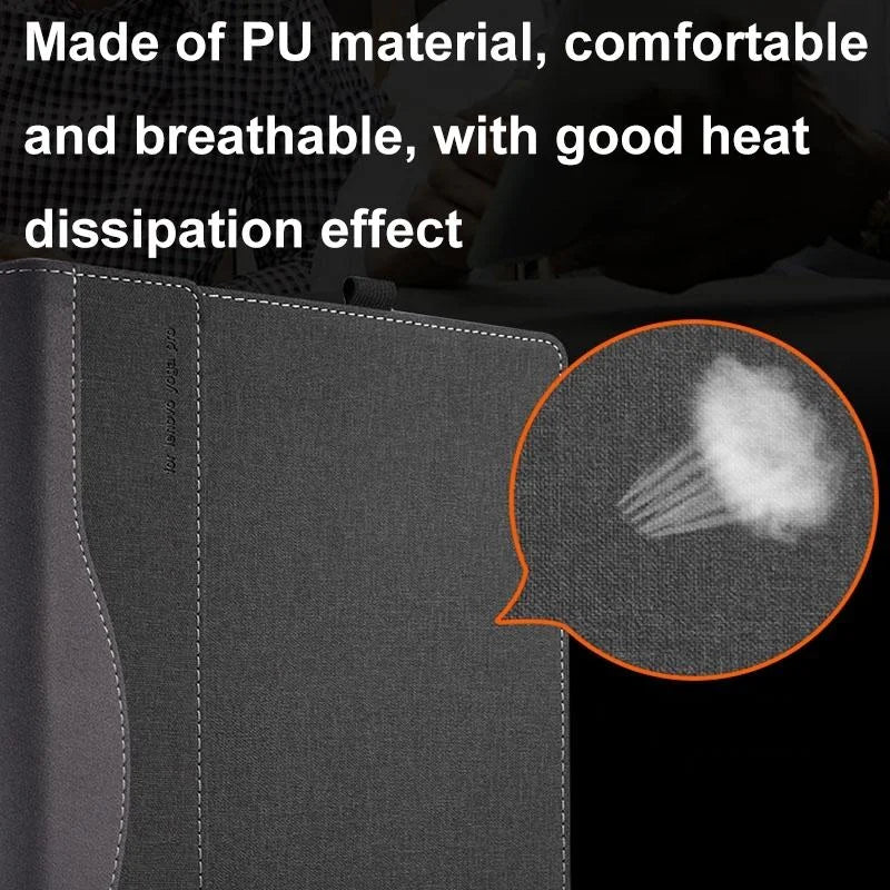 Protective Leather Laptop Case With Stand - 13.3 Inch