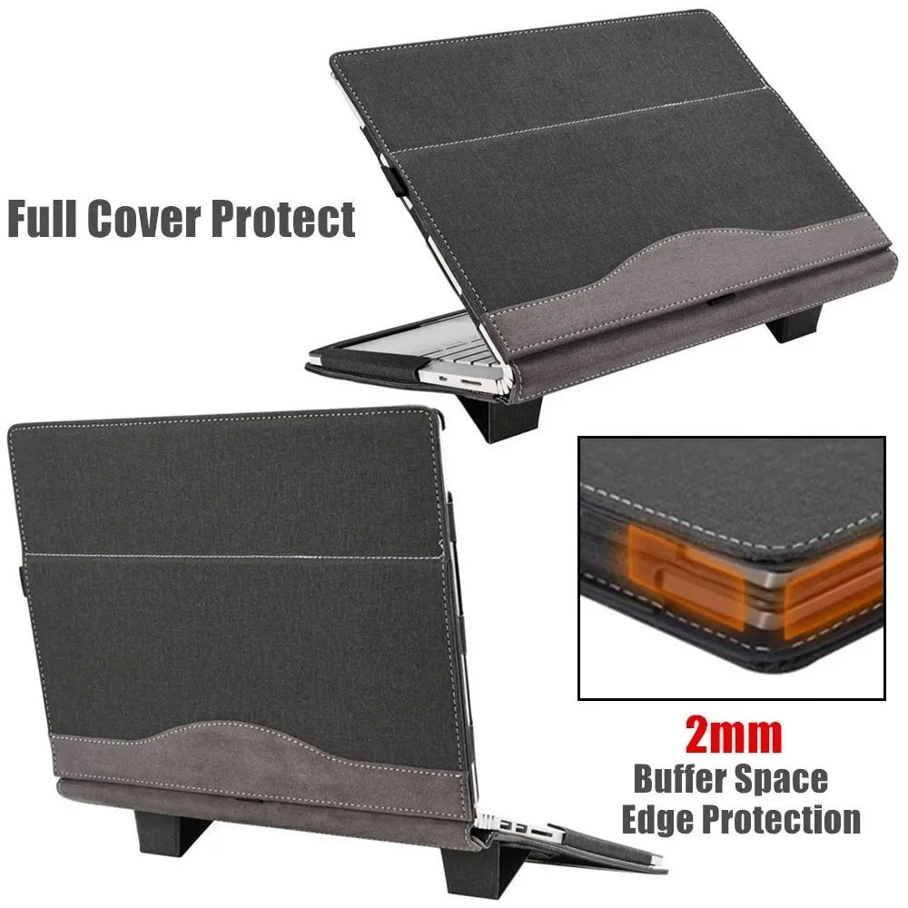 Protective Leather Laptop Case With Stand - 13.3 Inch