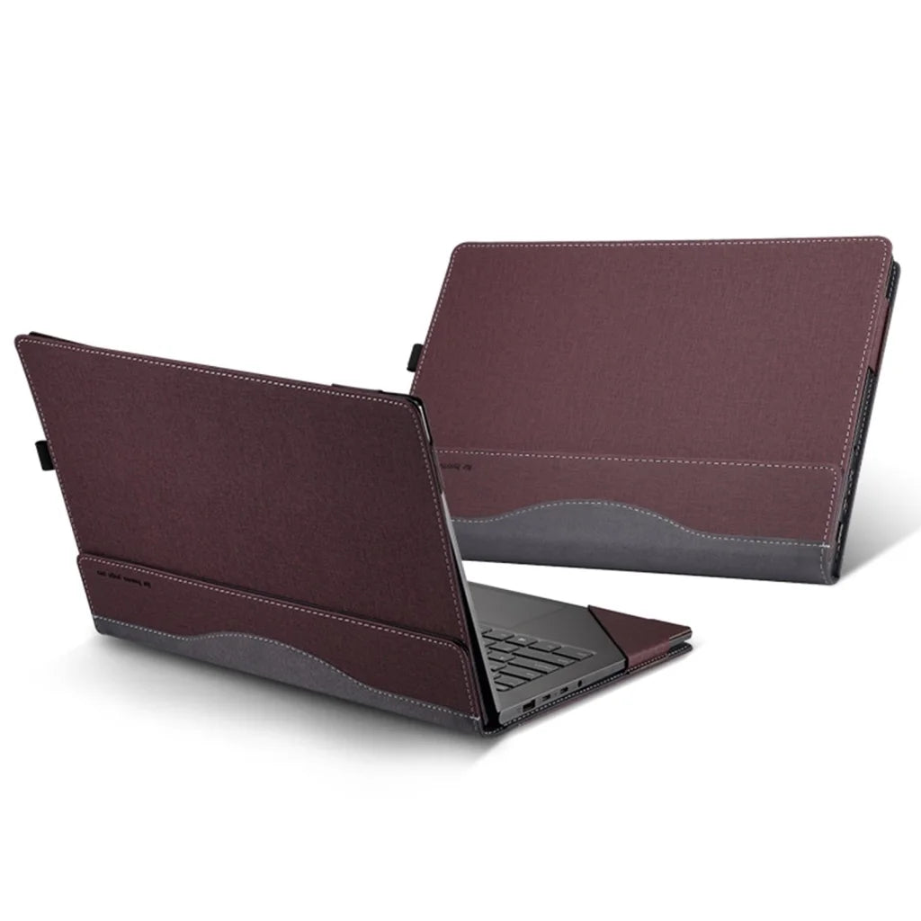 Protective Leather Laptop Case With Stand - 15.6 Inch