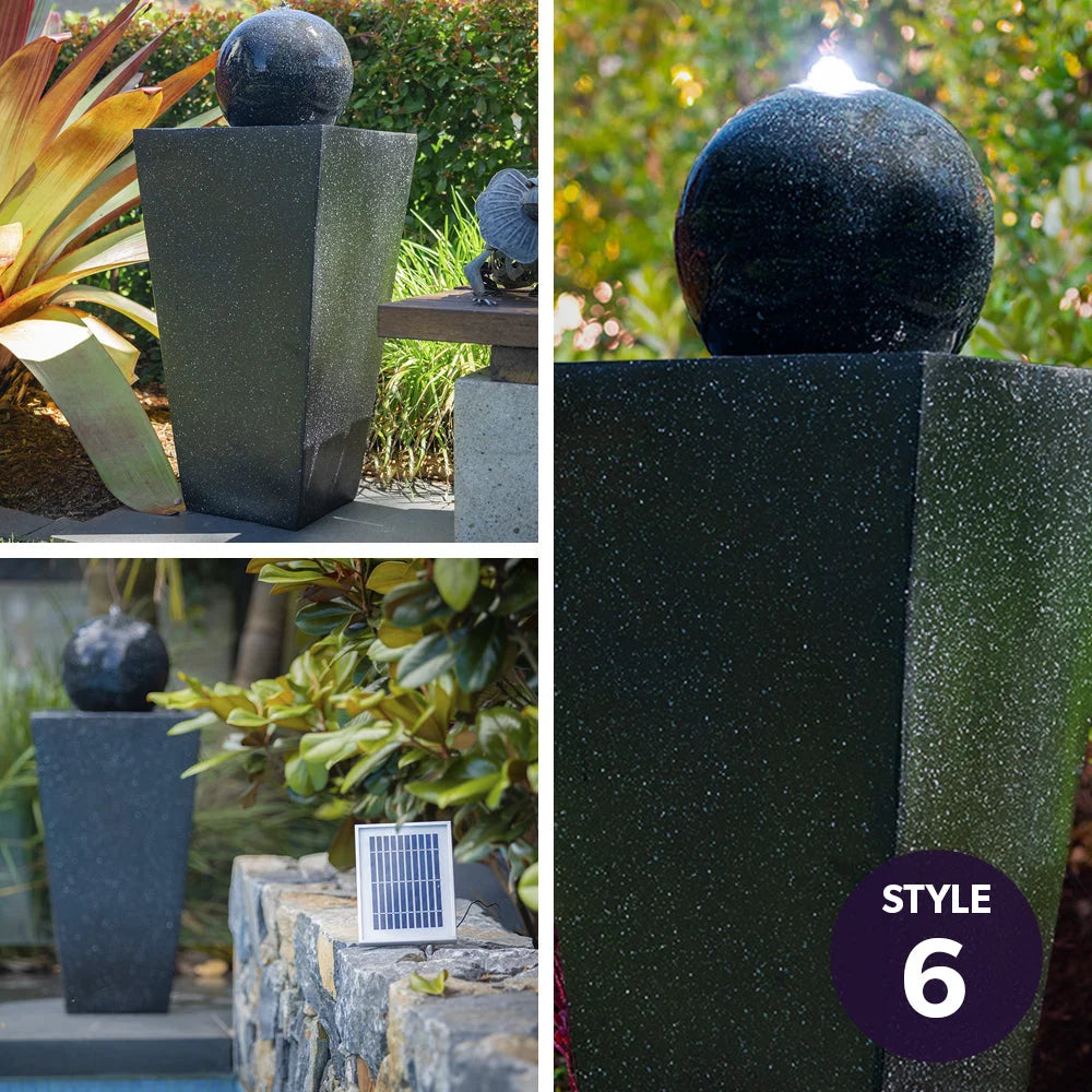 PROTEGE 3 Tier Solar Powered Water Feature Fountain Bird