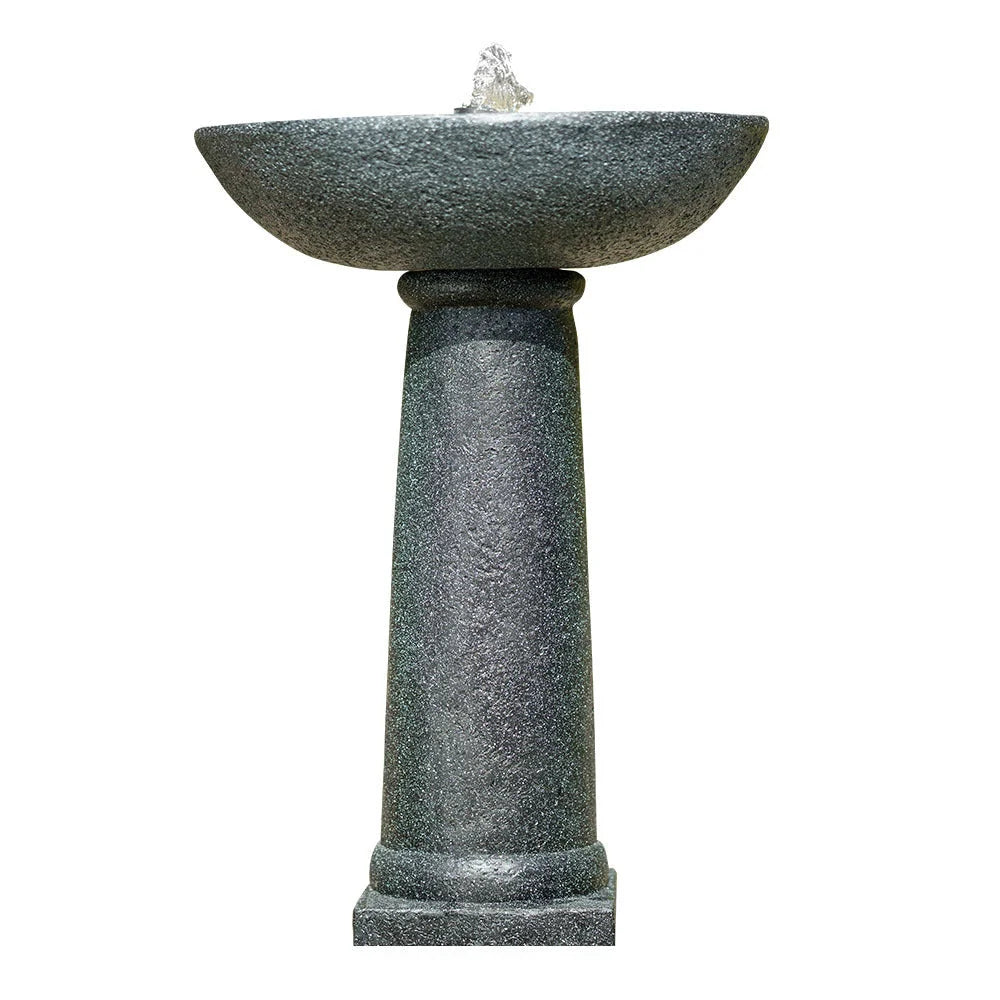 Protege Bird Bath Solar Water Feature Fountain Contemporary