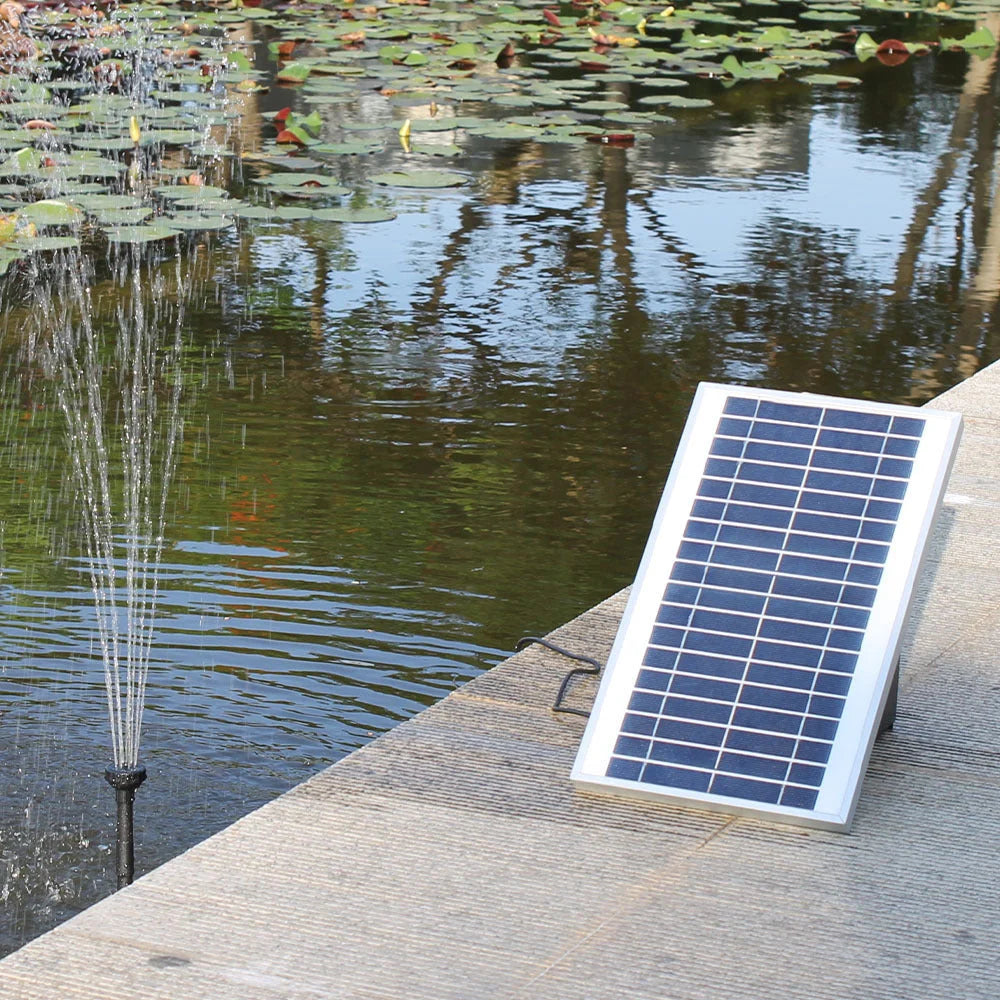 Protege Hi-Flow Water Feature Fountain Pond Pump w/ Solar