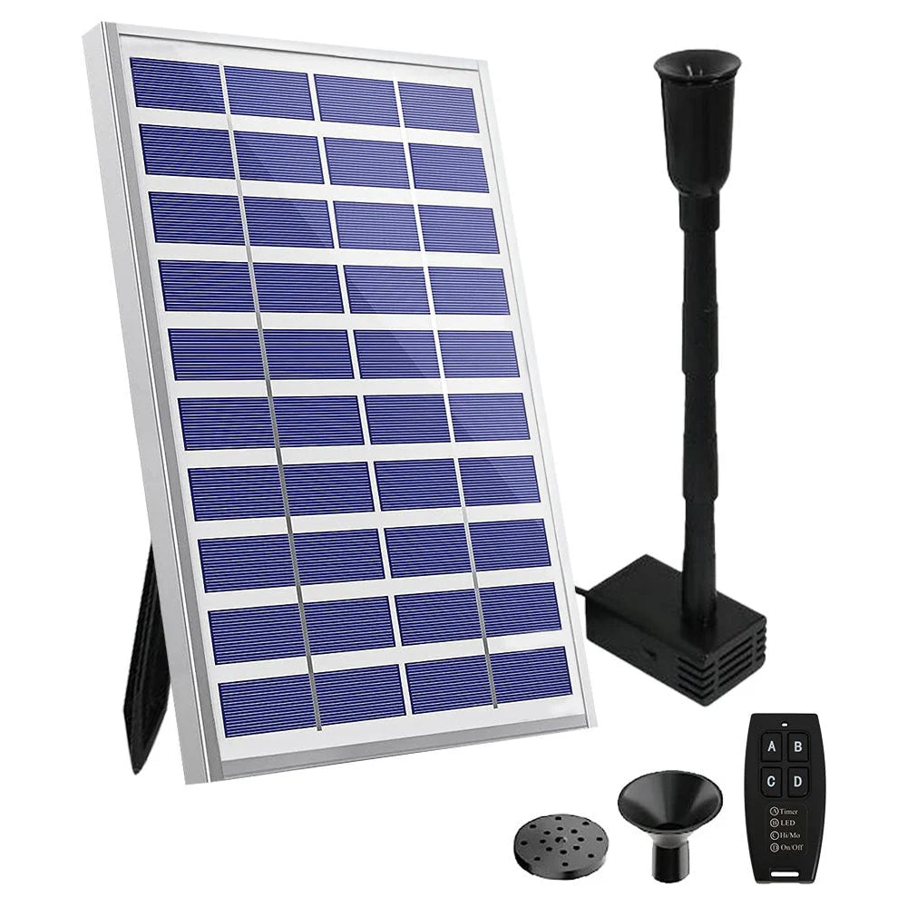 Protege Hi-Flow Water Feature Fountain Pond Pump w/ Solar