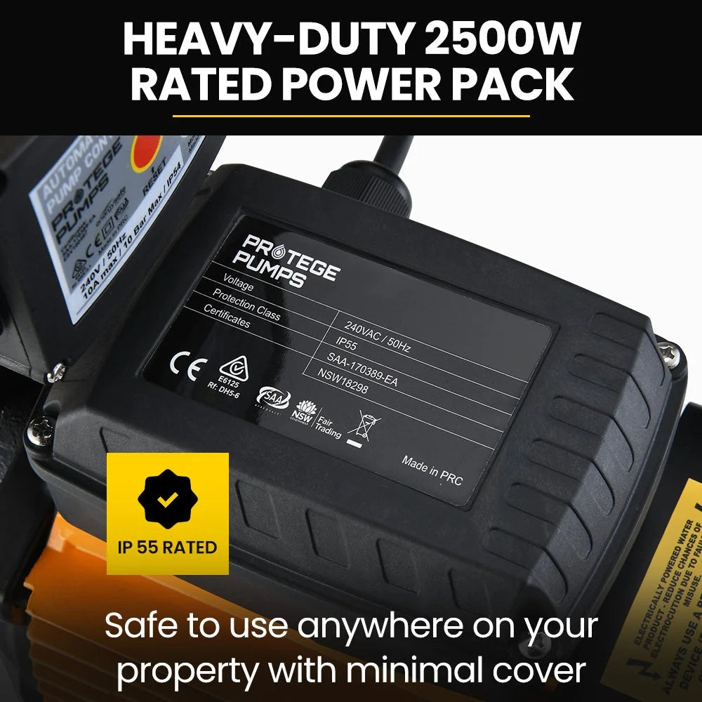 PROTEGE High Pressure Auto Water Pump Digital Controller